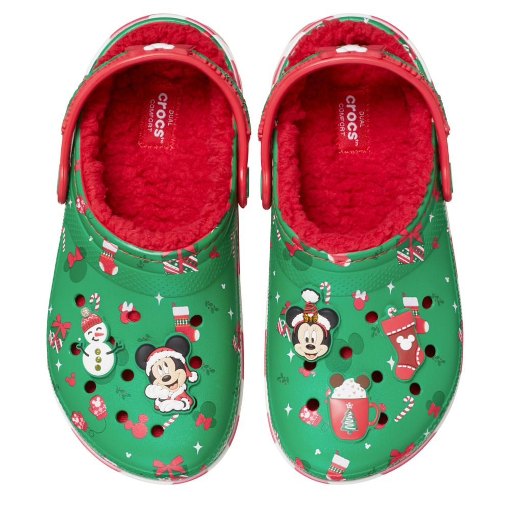 BOYS TODDLER CLASSIC MICKEY XMAS LINED CLOG