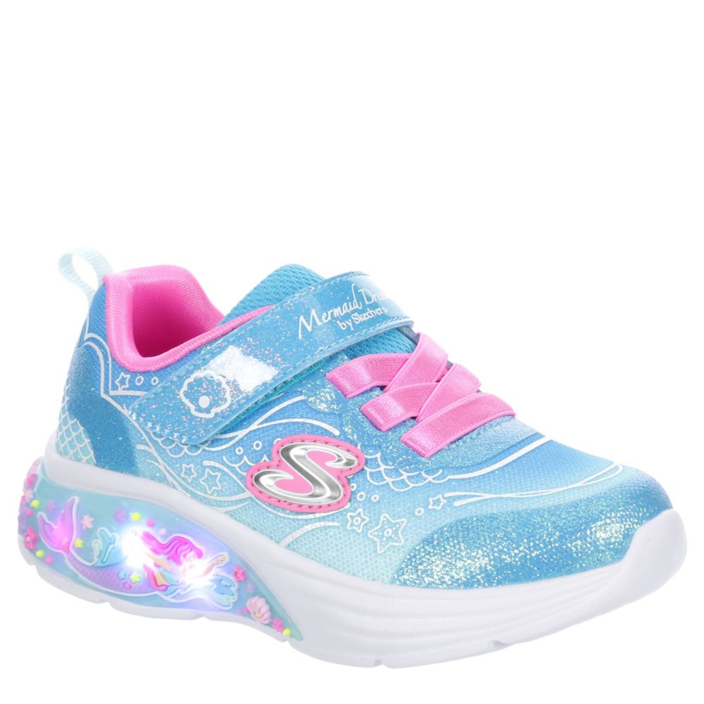 GIRLS TODDLER MY DREAMERS-LIL MERMAID  LIGHT UP SNEAKER