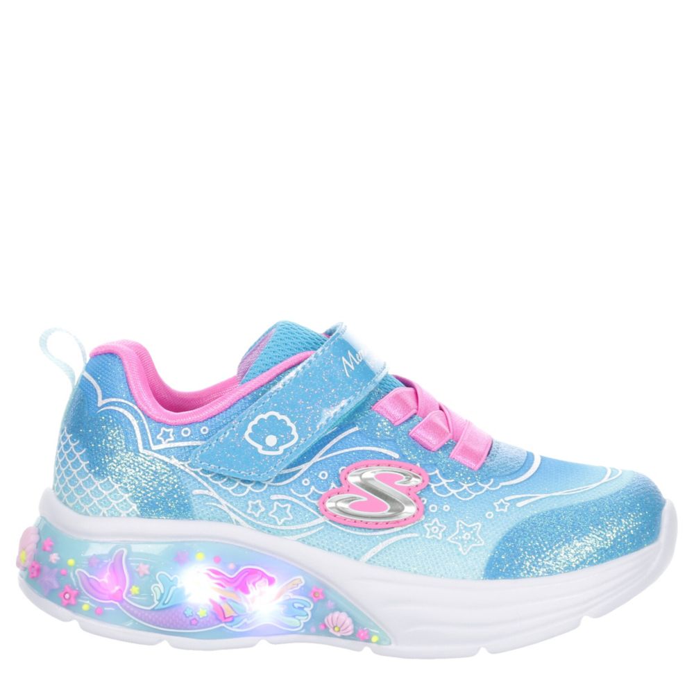 GIRLS TODDLER MY DREAMERS-LIL MERMAID  LIGHT UP SNEAKER