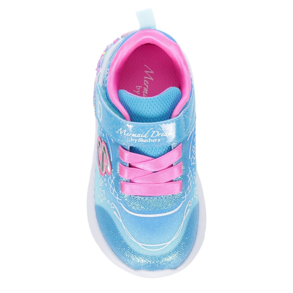 GIRLS TODDLER MY DREAMERS-LIL MERMAID  LIGHT UP SNEAKER