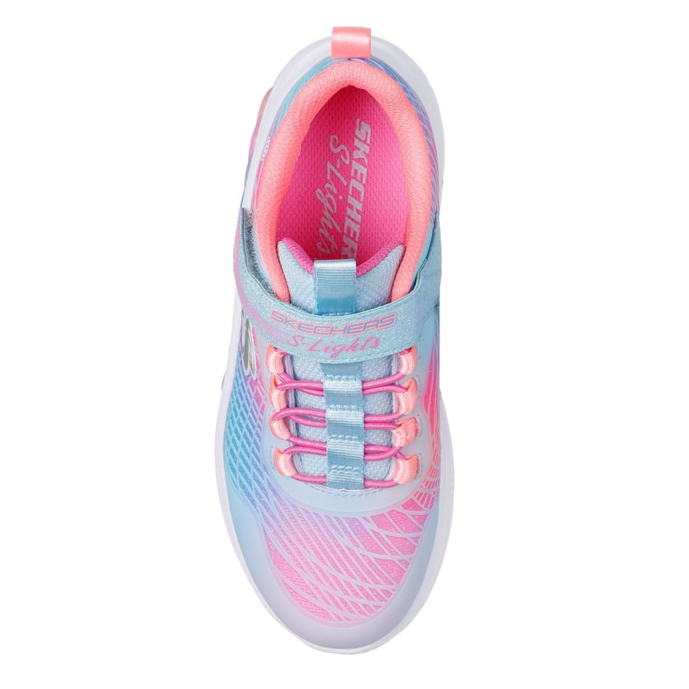 GIRLS LITTLE KID RAINBOW CRUISERS LIGHT UP SNEAKER