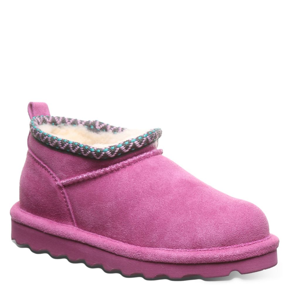 Pink bearpaw fur boots best sale