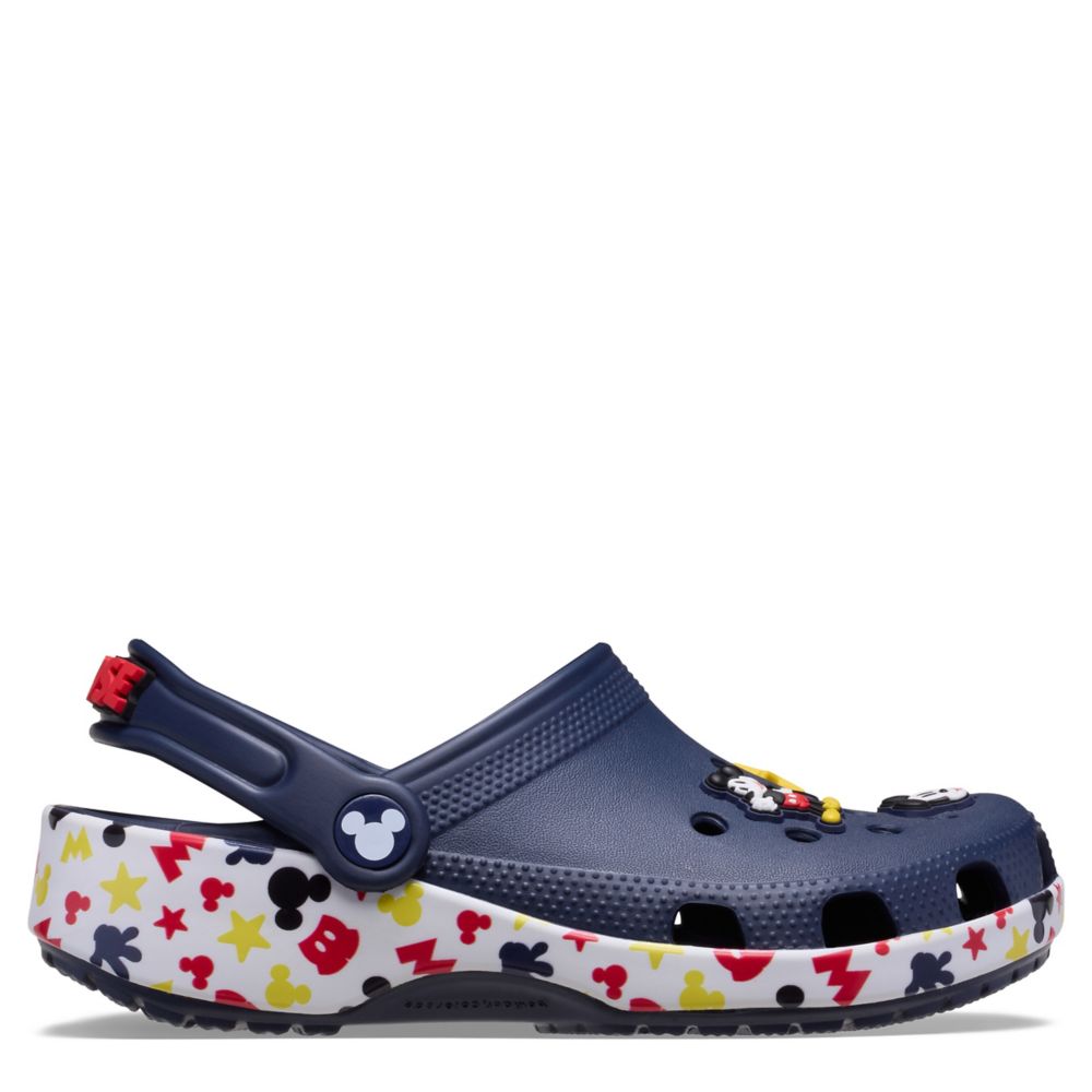 CROCS BOYS TODDLER MICKEY AND FRIENDS CLASSIC CLOG - NAVY