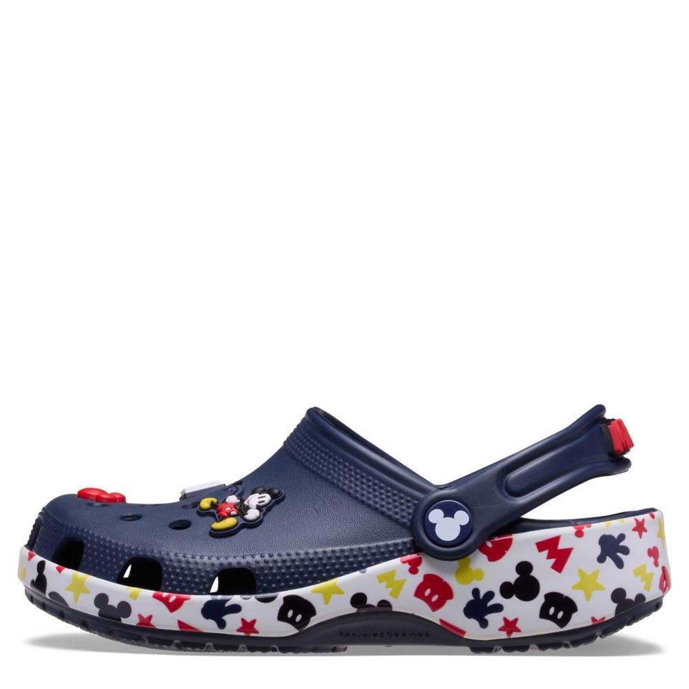 CROCS BOYS TODDLER MICKEY AND FRIENDS CLASSIC CLOG - NAVY