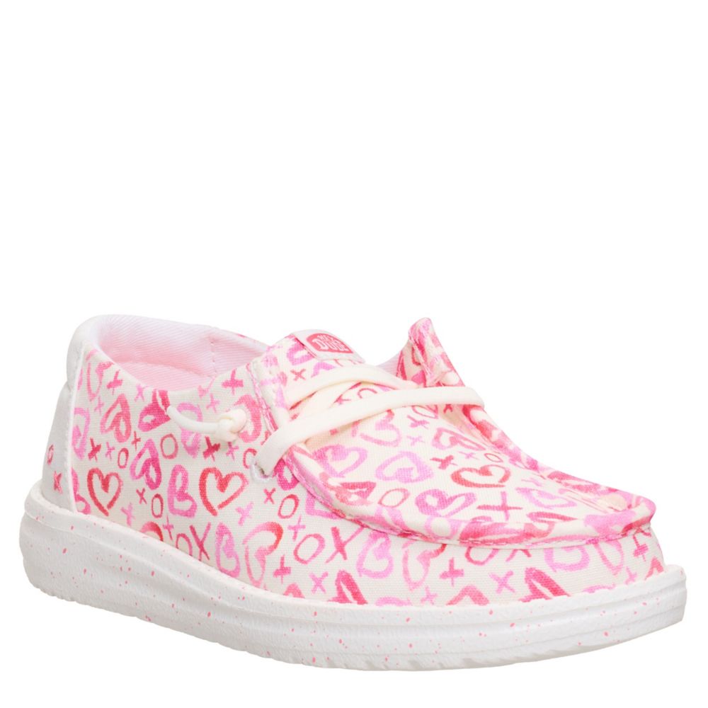 GIRLS WENDY HEARTS YOUTH SLIP ON SNEAKER