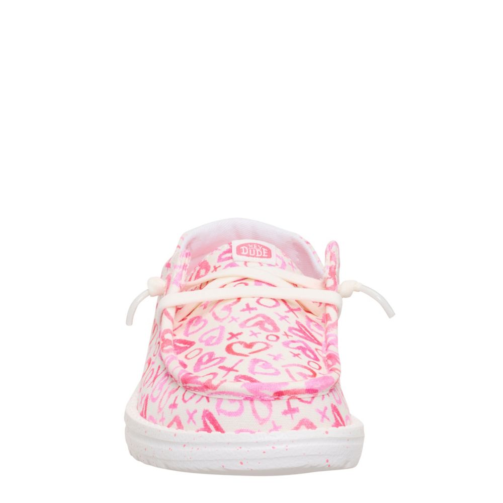 GIRLS WENDY HEARTS YOUTH SLIP ON SNEAKER