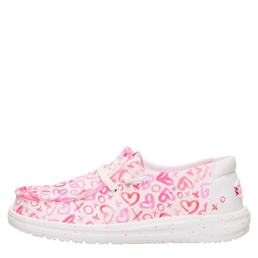 GIRLS WENDY HEARTS YOUTH SLIP ON SNEAKER