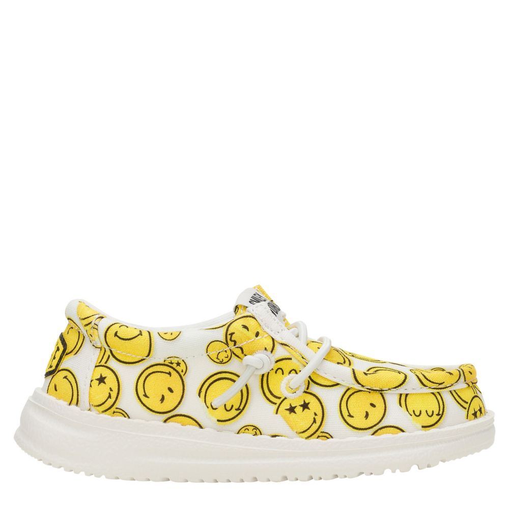 BOYS WALLY SMILEY TODDLER SLIP ON SNEAKER