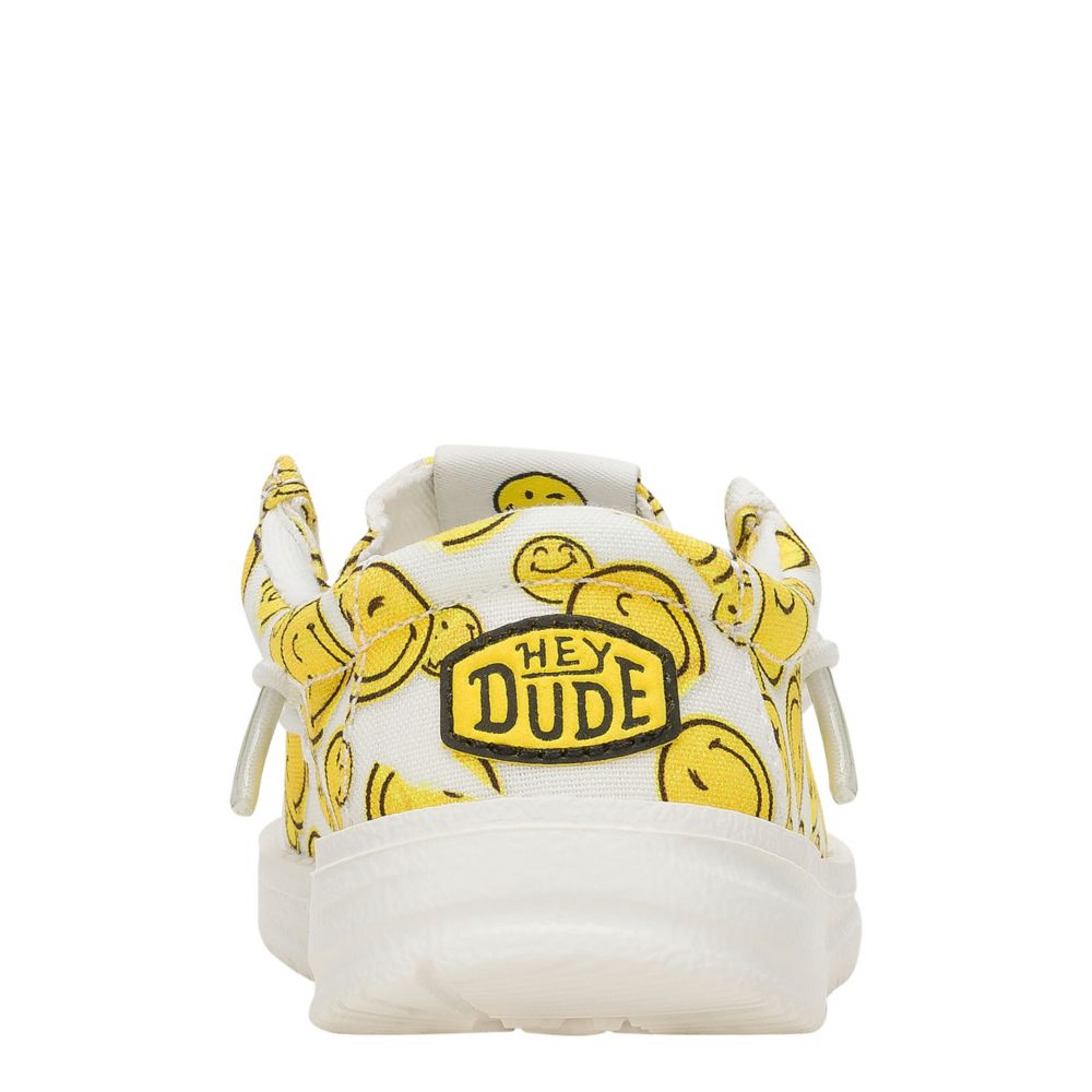 BOYS WALLY SMILEY TODDLER SLIP ON SNEAKER