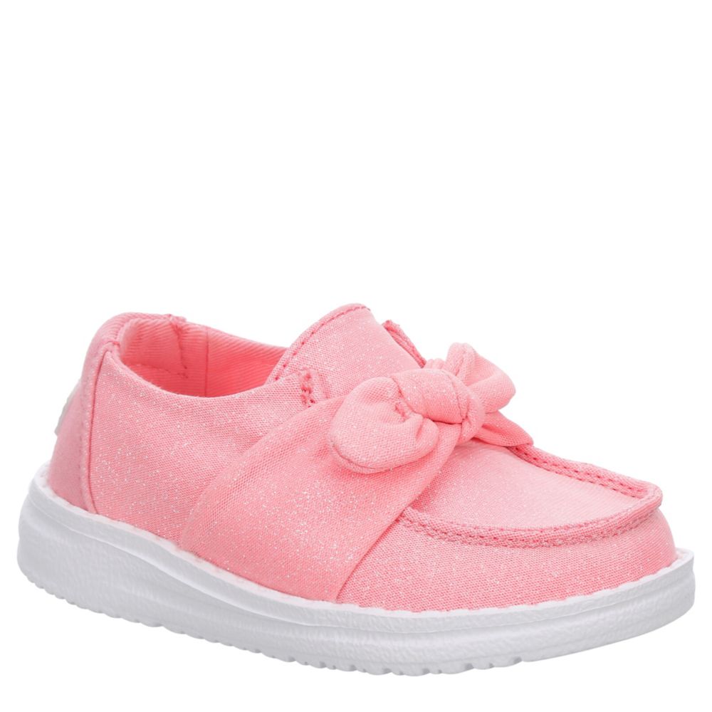 GIRLS WENDY BOW TODDLER SLIP ON SNEAKER