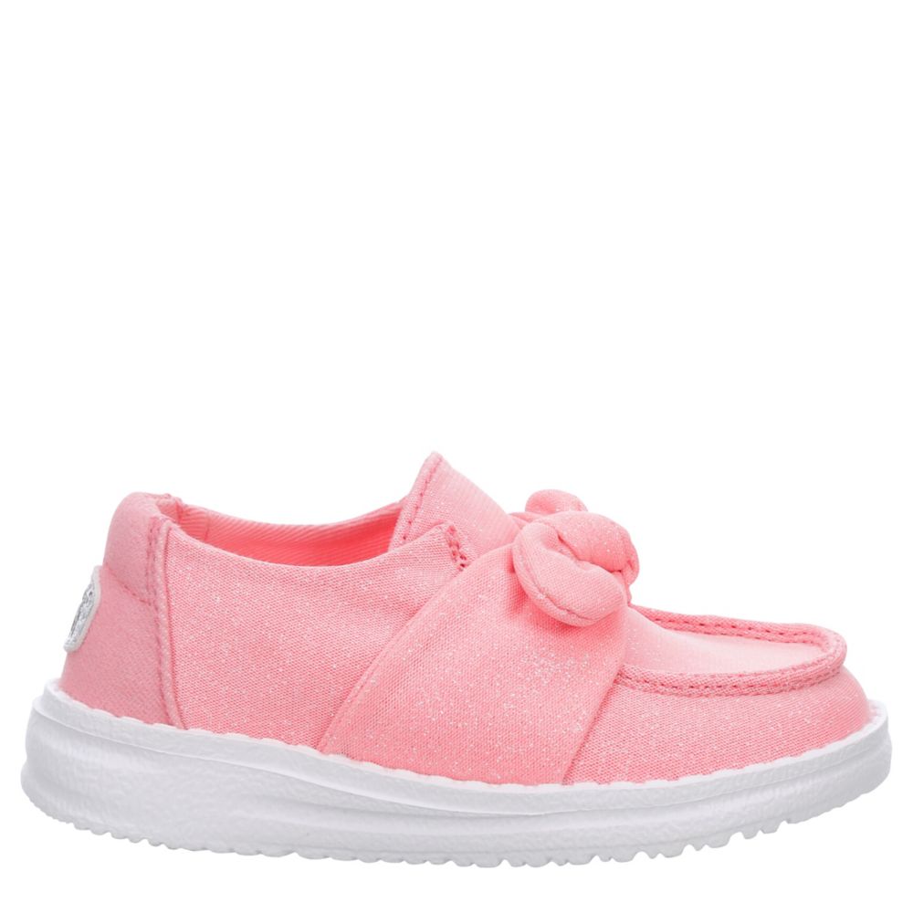 GIRLS WENDY BOW TODDLER SLIP ON SNEAKER