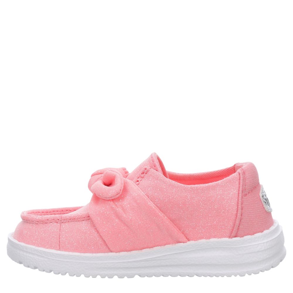 GIRLS WENDY BOW TODDLER SLIP ON SNEAKER