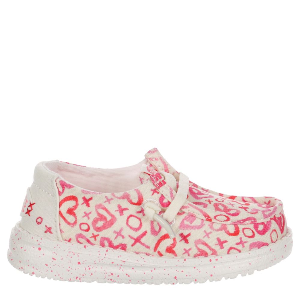 GIRLS WENDY HEARTS TODDLER SLIP ON SNEAKER