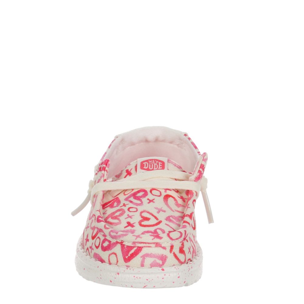 GIRLS WENDY HEARTS TODDLER SLIP ON SNEAKER