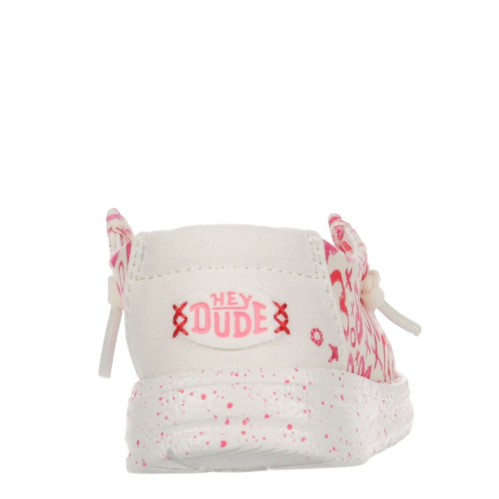 GIRLS WENDY HEARTS TODDLER SLIP ON SNEAKER