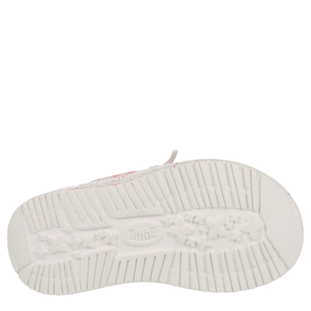 GIRLS WENDY HEARTS TODDLER SLIP ON SNEAKER