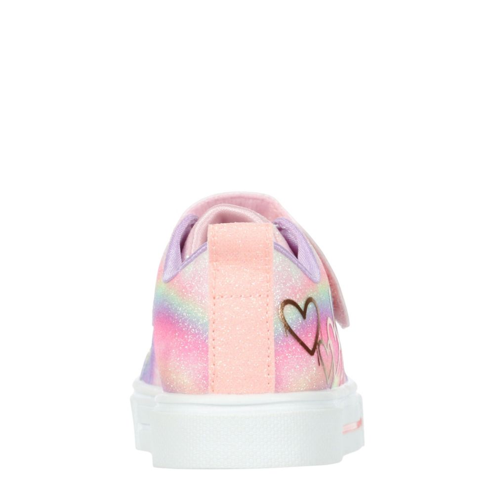 GIRLS TODDLER TWINKLE SPARKS-OMBRE LOVE LIGHTED SNEAKER