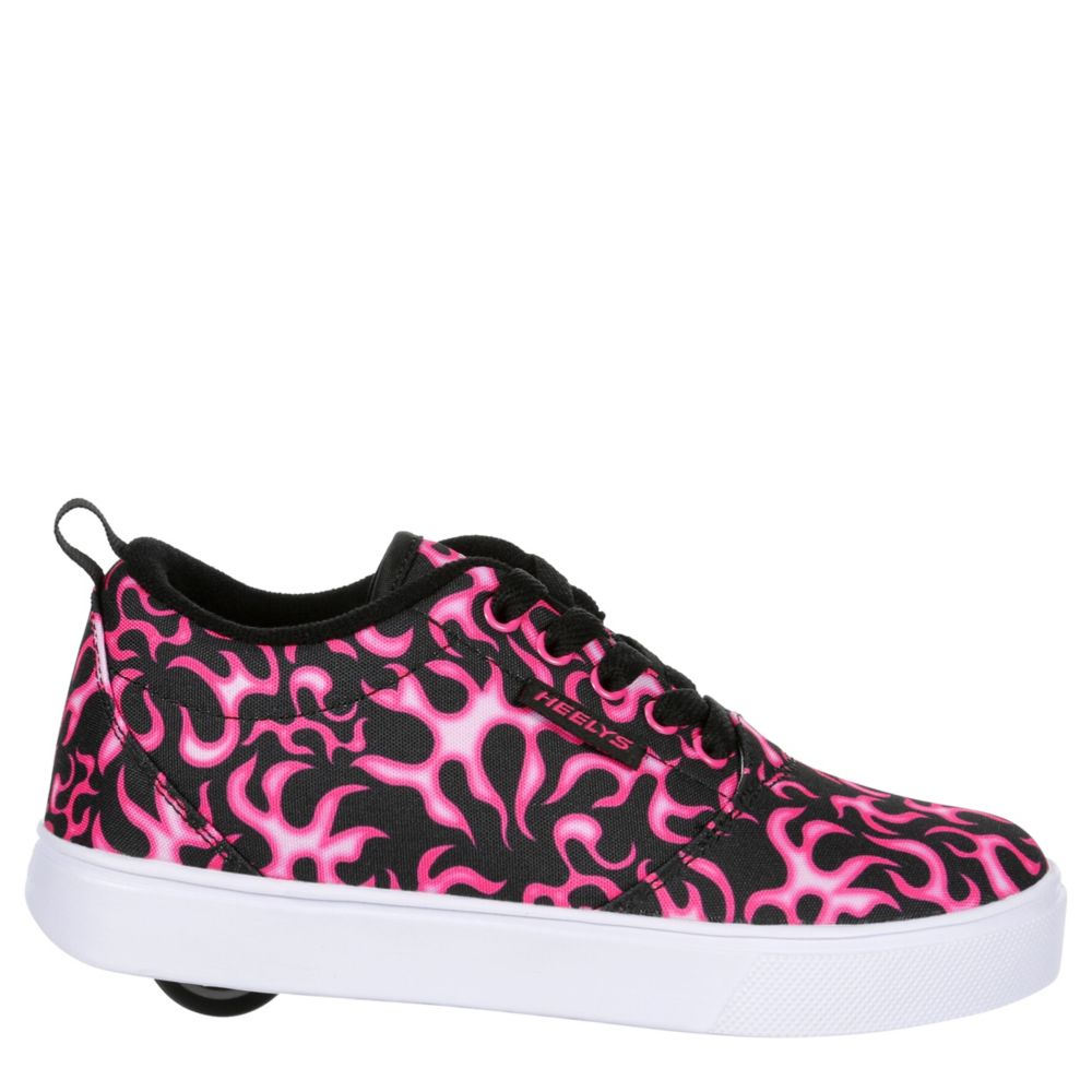 HEELYS GIRLS LITTLE BIG KID PRO 20 PRINTS SNEAKER BLACK