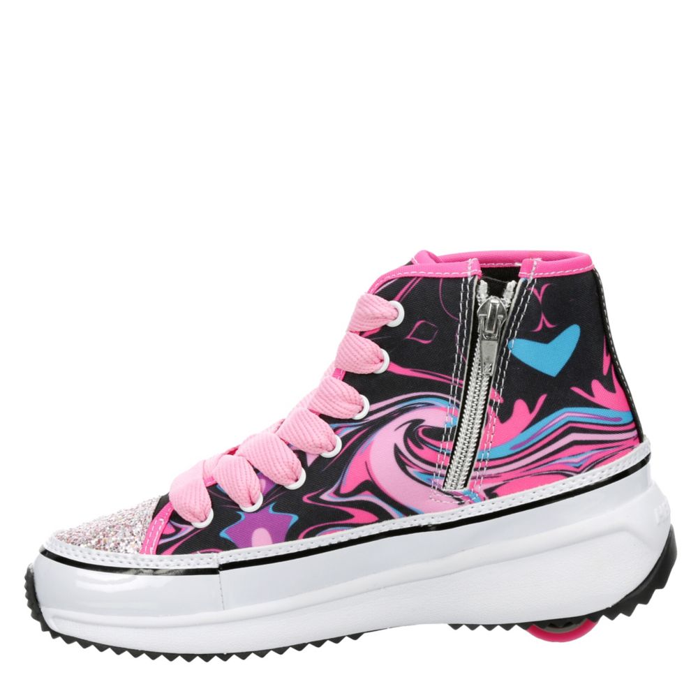 靴 YOYOPROJECT room shoes Black Heelys Girls Little-big Kid Veloz Sneaker | Rack Room