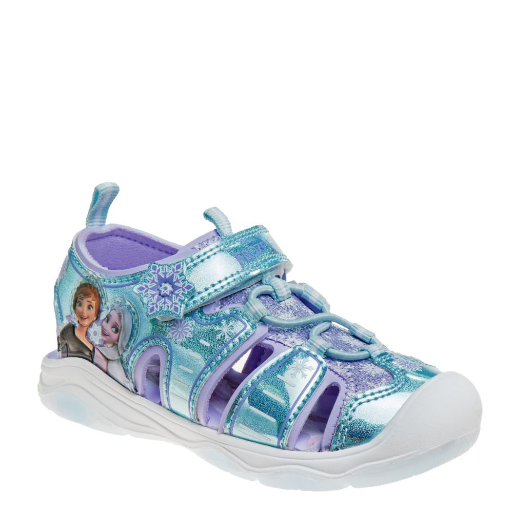 GIRLS TODDLER-LITTLE KID FROZEN CLOSED TOE SANDAL