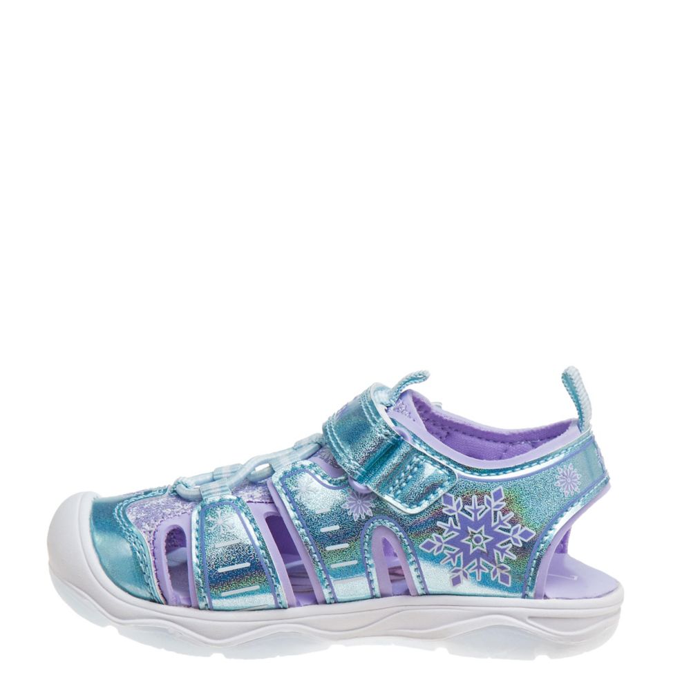 GIRLS TODDLER-LITTLE KID FROZEN CLOSED TOE SANDAL