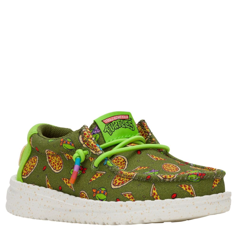 BOYS WALLY TODDLER TMNT SLIP ON SNEAKER