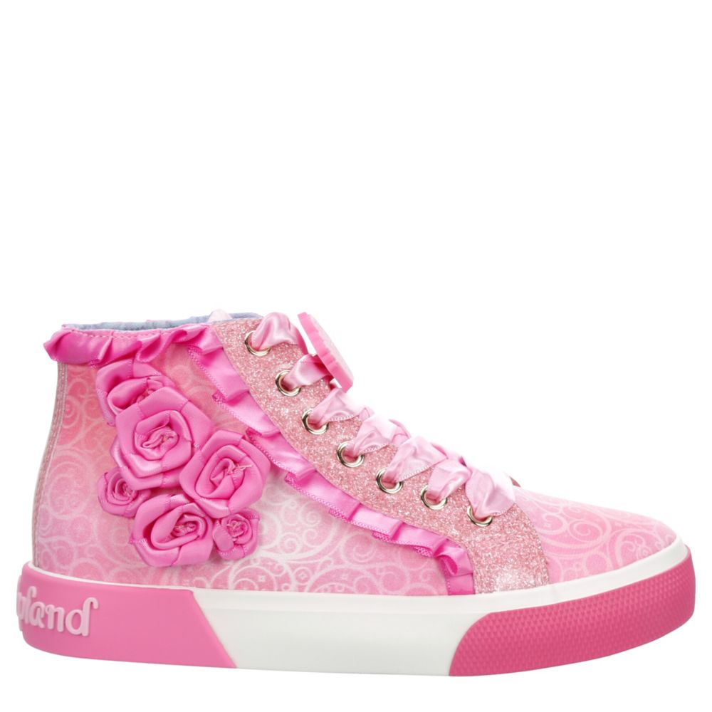 GIRLS LITTLE KID WICKED GLINDA HIGH TOP SNEAKER