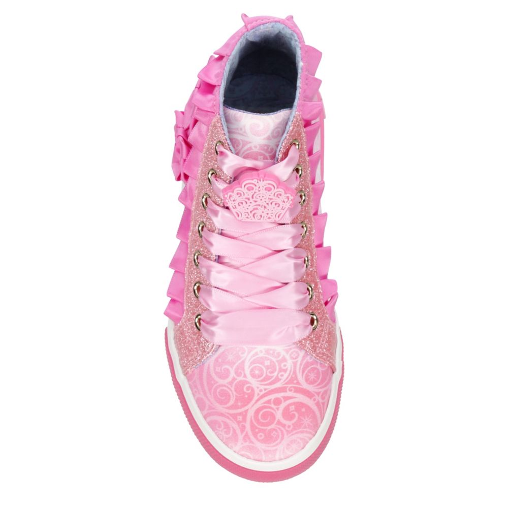 GIRLS LITTLE KID WICKED GLINDA HIGH TOP SNEAKER