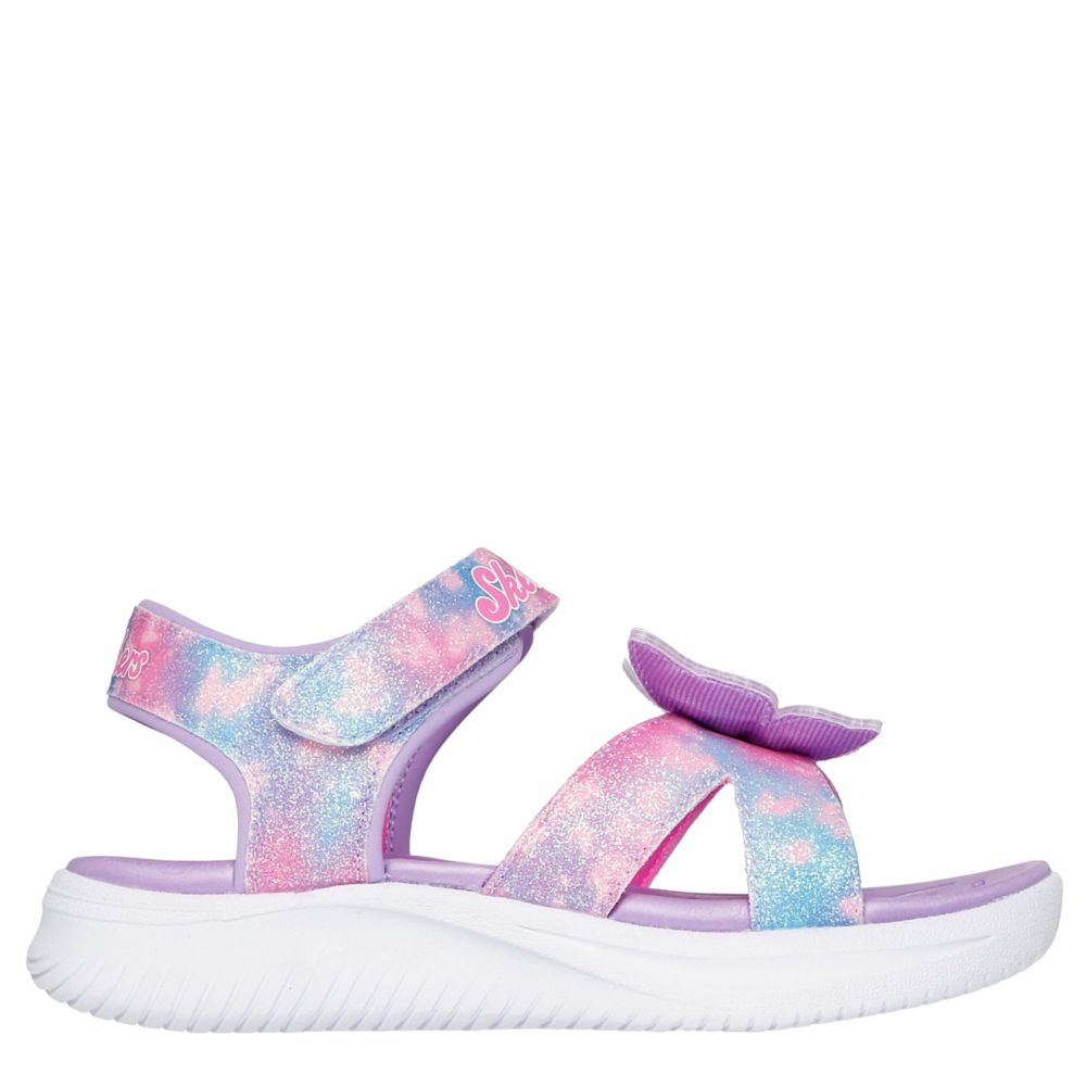 GIRLS JUMPSTERS SANDAL-BUTTERFLY BRITES LIGHT UP SANDAL