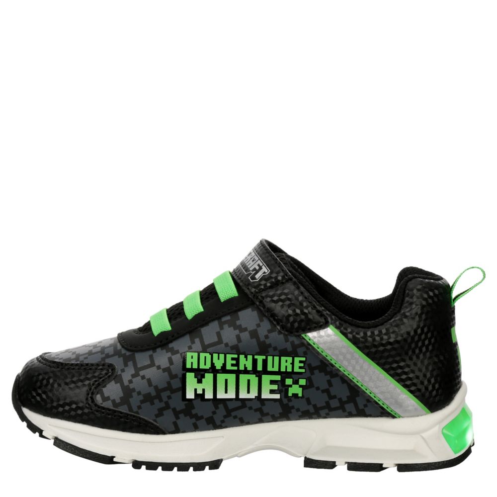 BOYS LITTLE KID MINECRAFT LIGHT UP SNEAKER