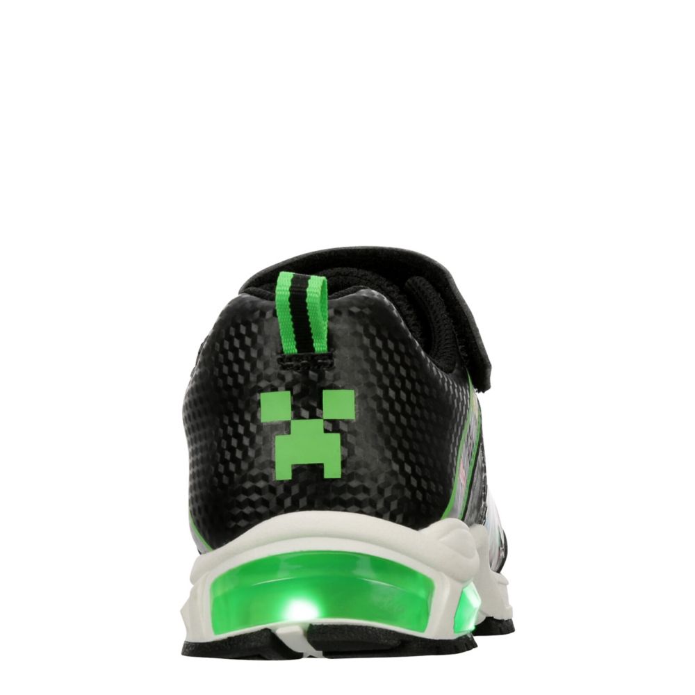 BOYS LITTLE KID MINECRAFT LIGHT UP SNEAKER