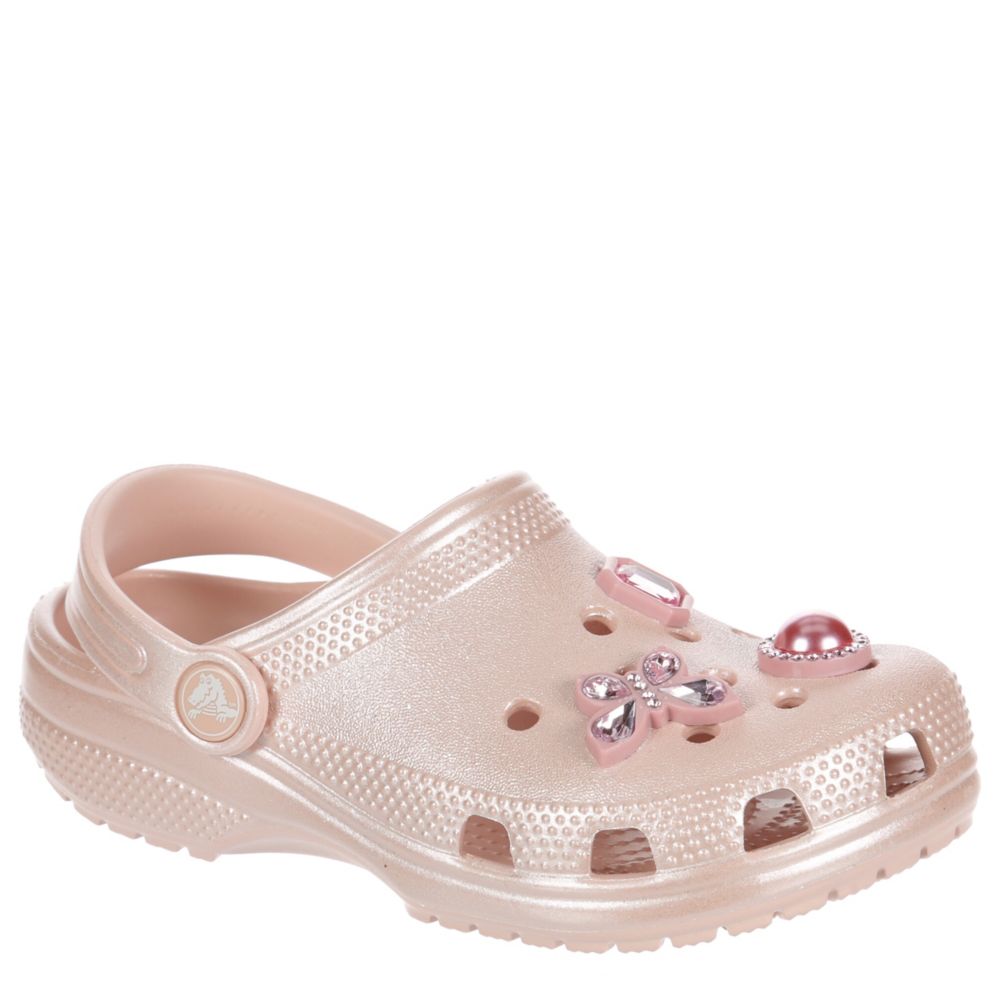 GIRLS LITTLE-BIG KID CLASSIC SHIMMER GEM CLOG