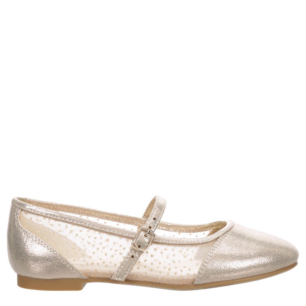 CUPCAKE COUTURE GIRLS LITTLE-BIG KID MARSHA FLAT - CHAMPAGNE