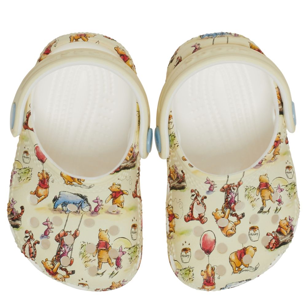 BOYS INFANT CROCS LITTLES WINNIE THE POOH CLASSIC CLOG