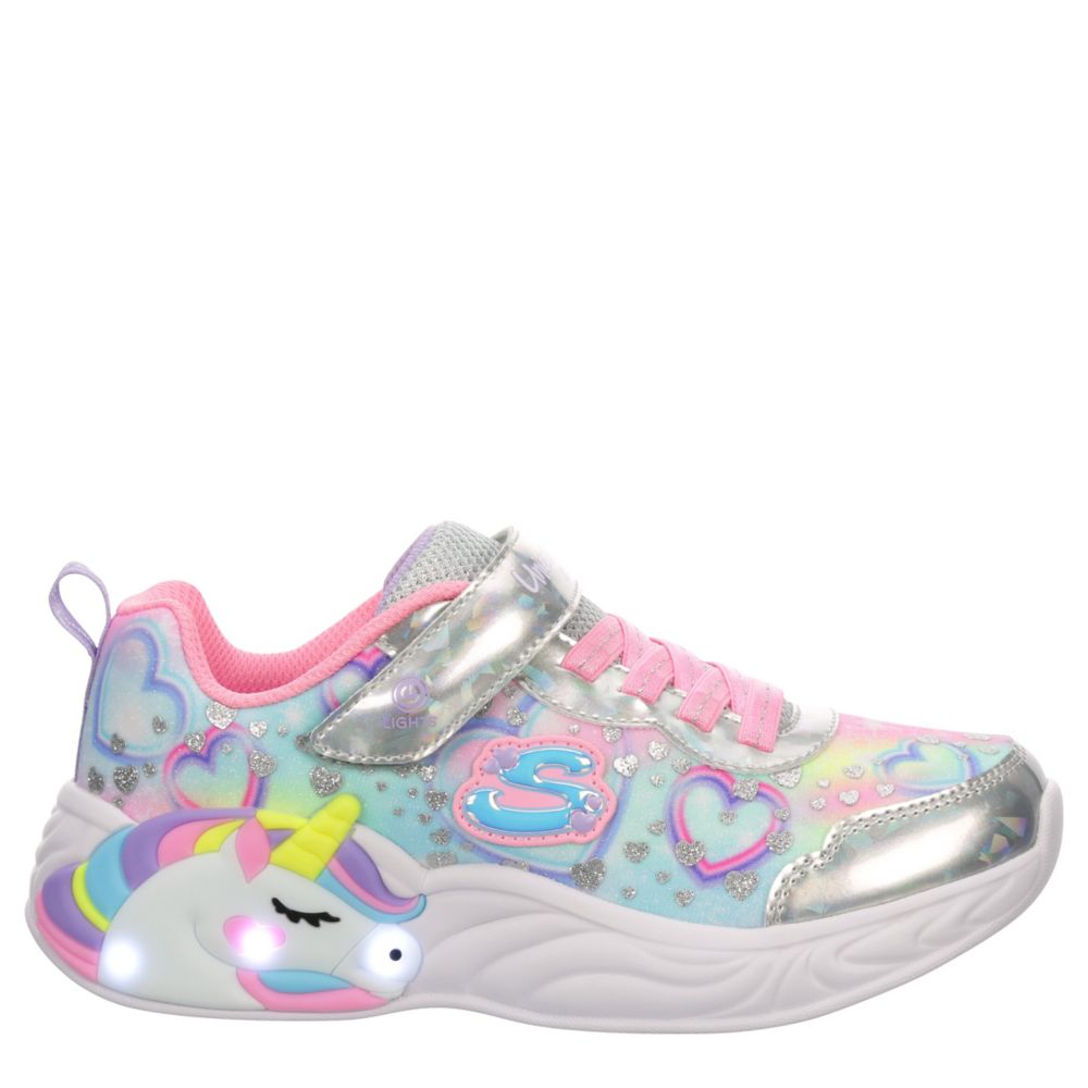 GIRLS LITTLE KID UNICORN DREAMS LIGHT UP SNEAKER