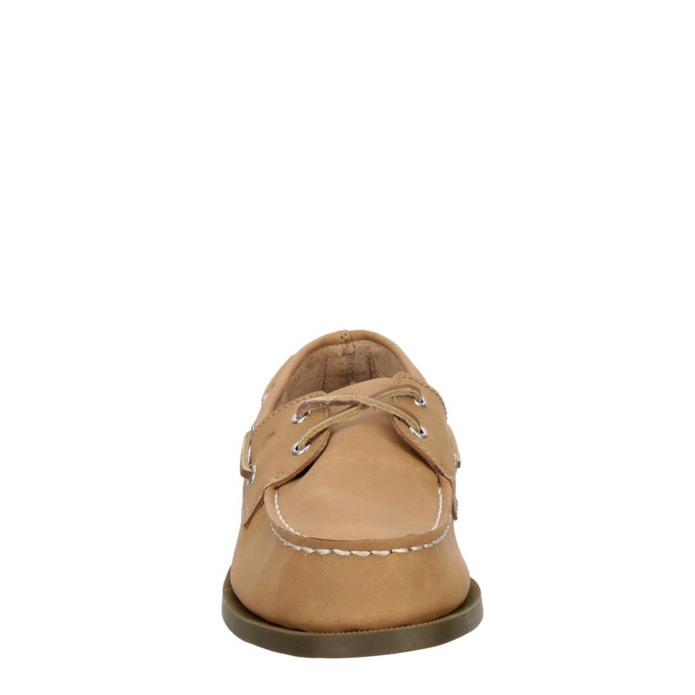 SPERRY BOYS LITTLE-BIG KID AUTHENTIC ORIGINAL 2-EYE BOAT SHOE - TAN