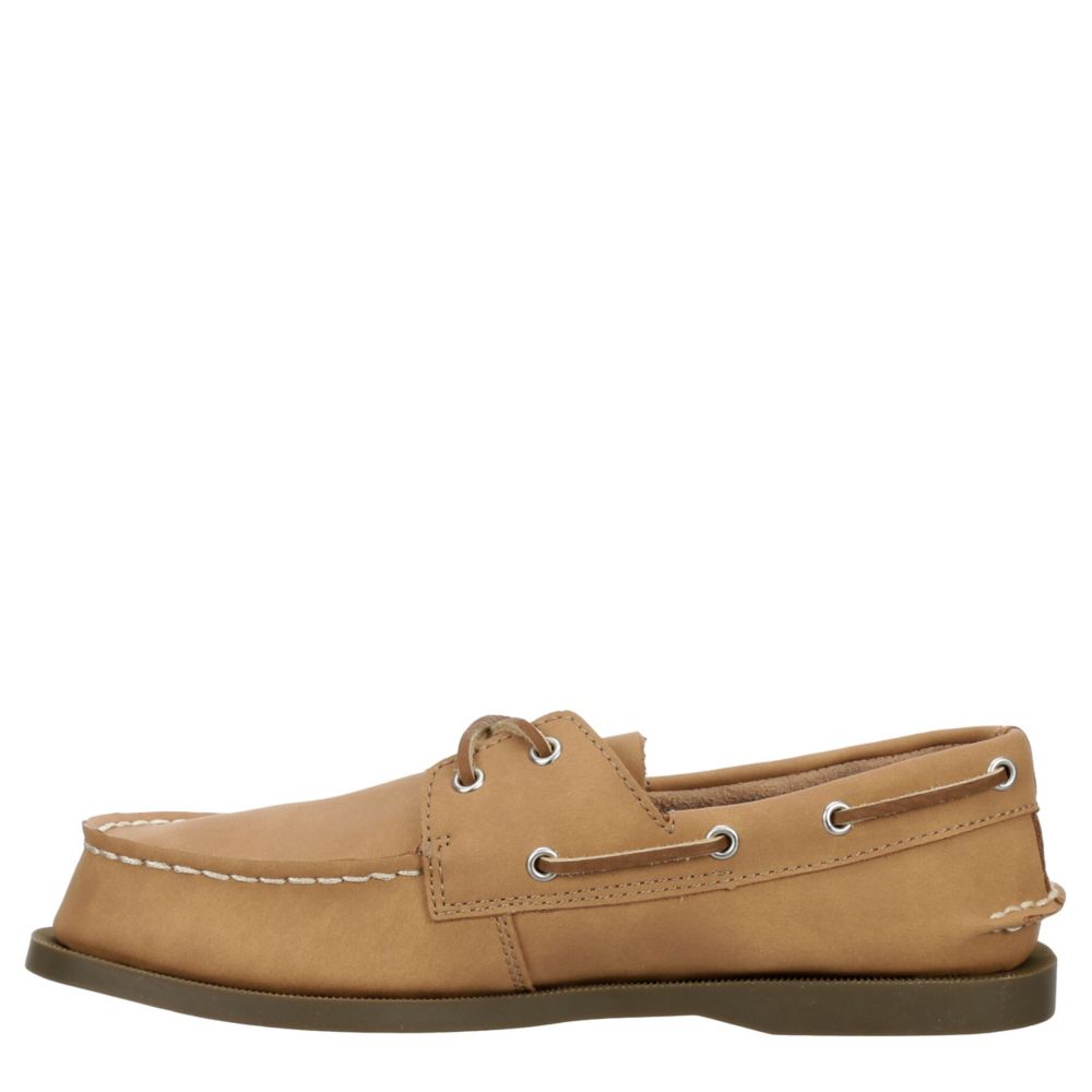 SPERRY BOYS LITTLE-BIG KID AUTHENTIC ORIGINAL 2-EYE BOAT SHOE - TAN