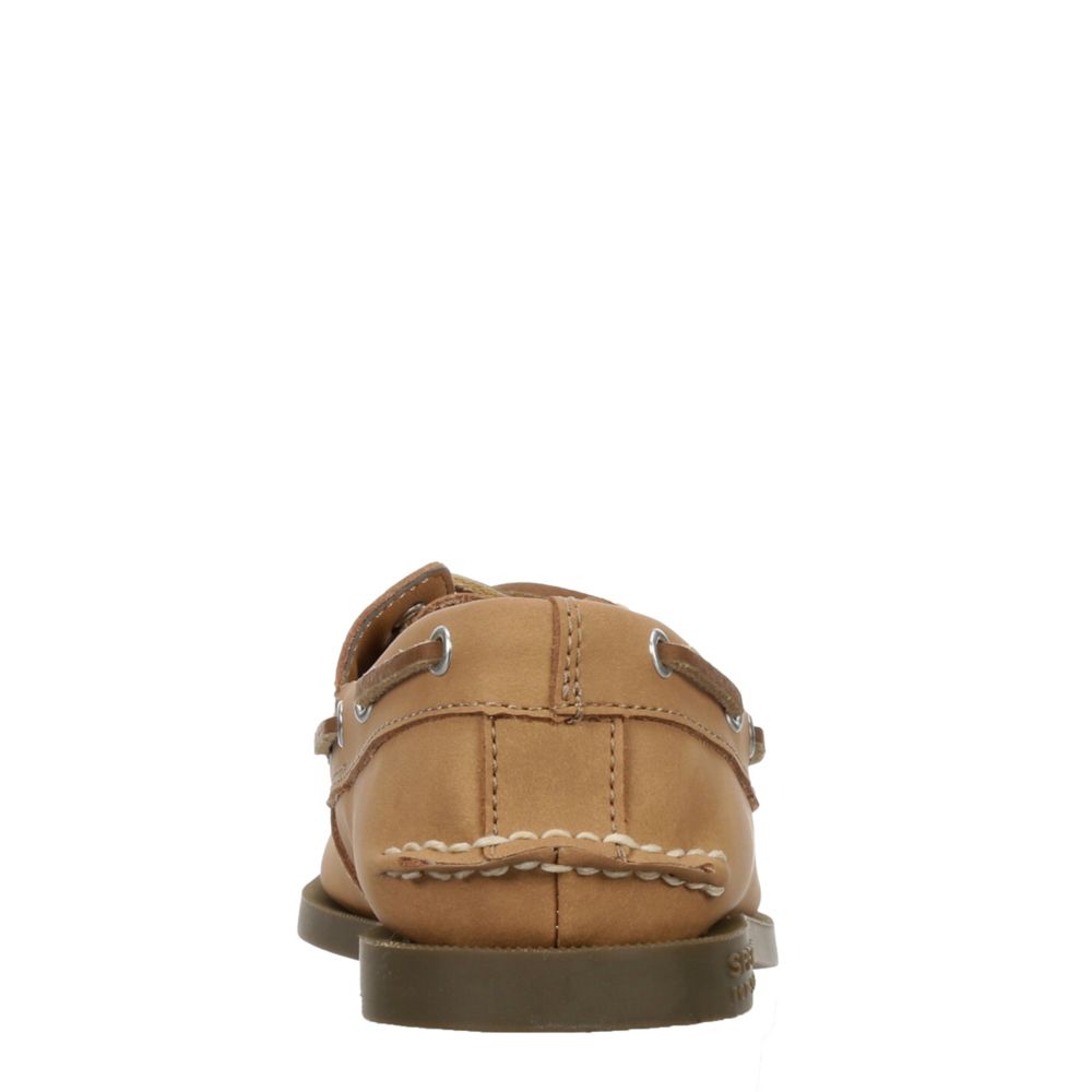 SPERRY BOYS LITTLE-BIG KID AUTHENTIC ORIGINAL 2-EYE BOAT SHOE - TAN