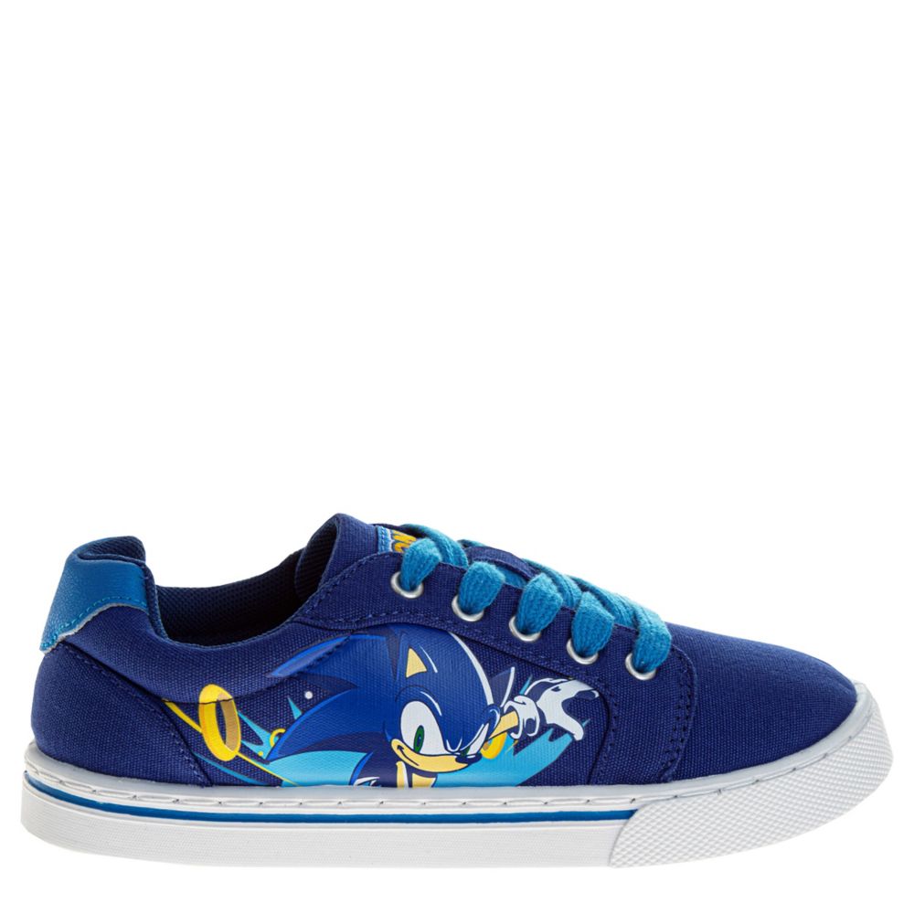 Sonic The Hedgehog BOYS LITTLE-BIG KID SONIC CANVAS SNEAKERS - BLUE