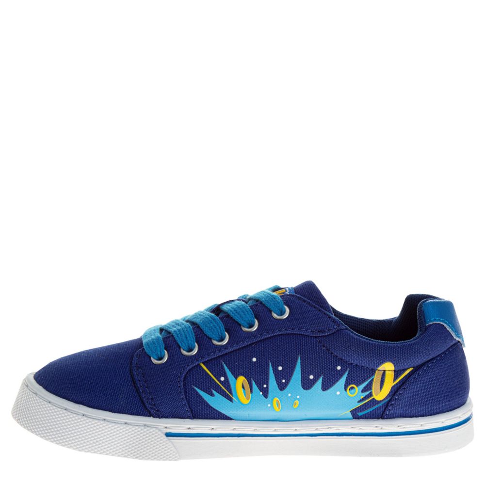 Sonic The Hedgehog BOYS LITTLE-BIG KID SONIC CANVAS SNEAKERS - BLUE