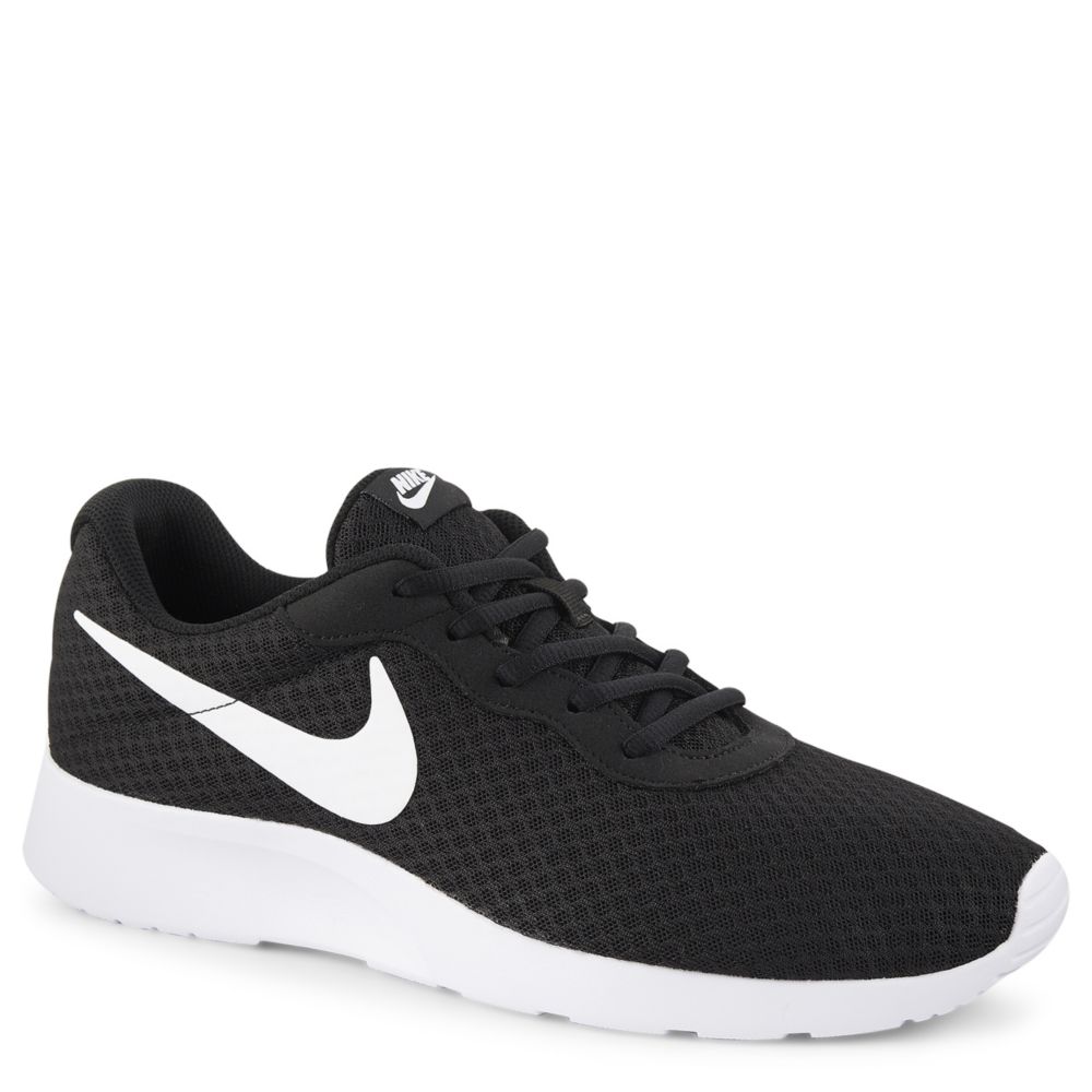 black and white nike running shoes mens