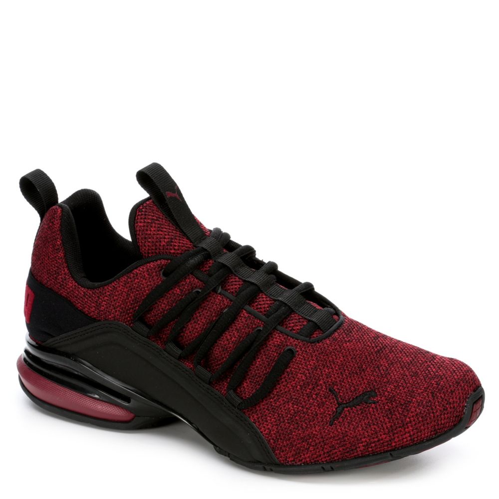 burgundy puma sneakers