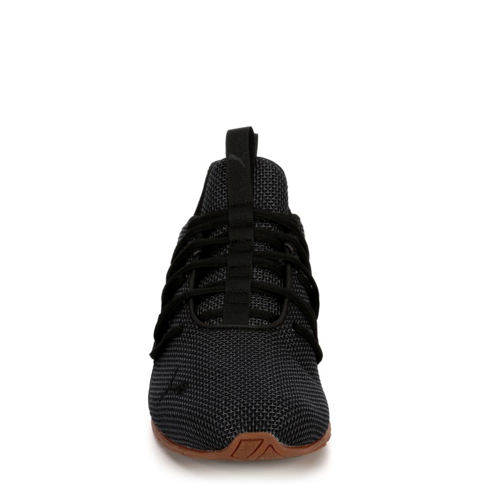 puma men's axelion sneaker black