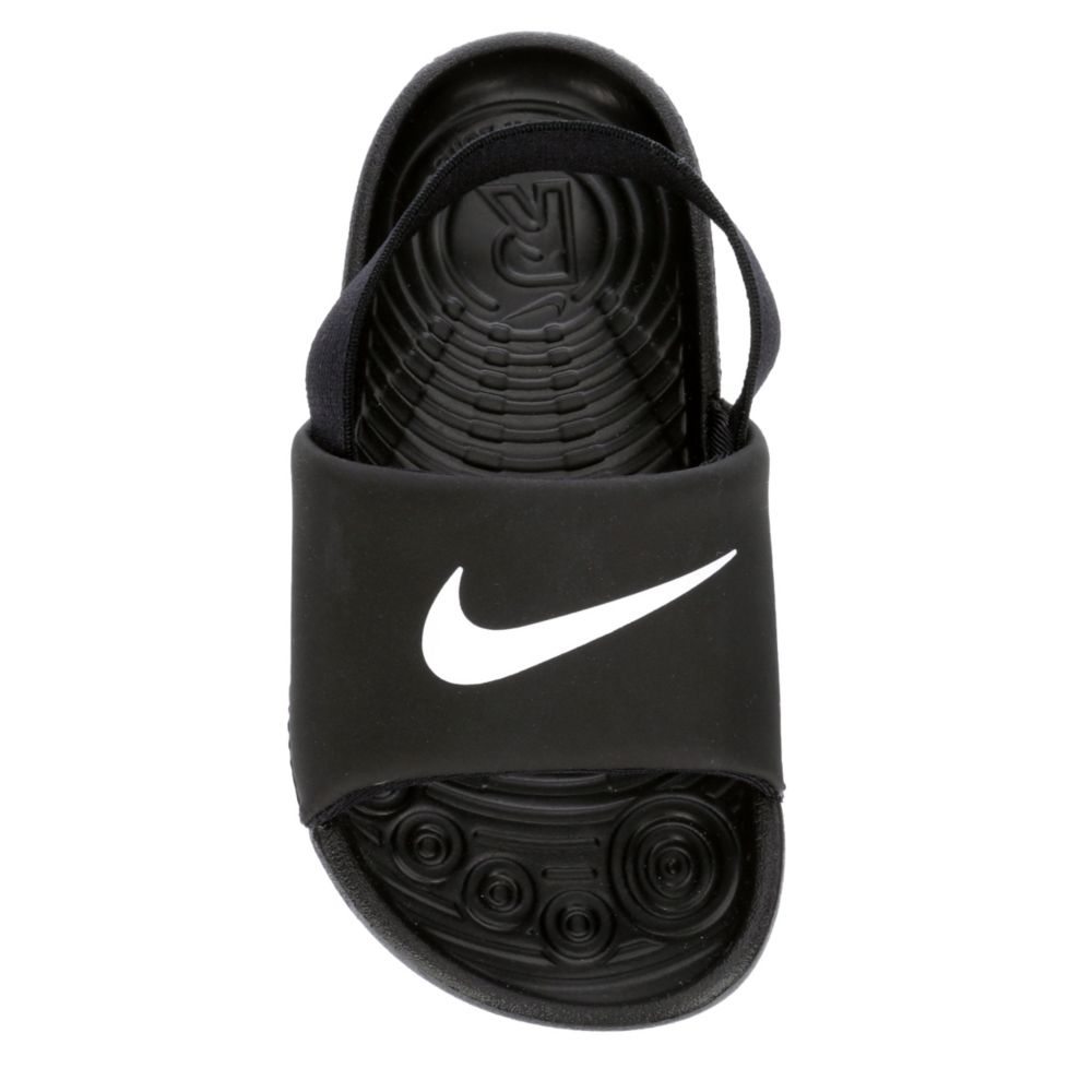 nike kawa slides infant black