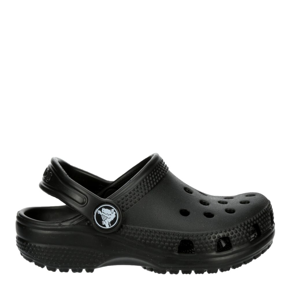 black infant crocs