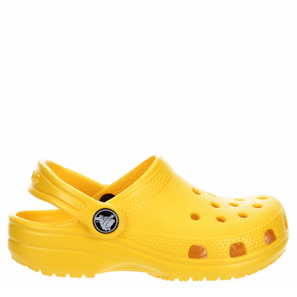 yellow infant shoes