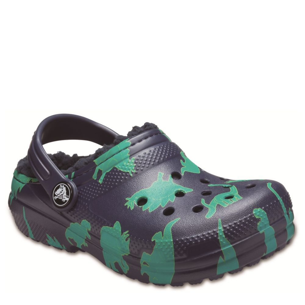 boys navy crocs