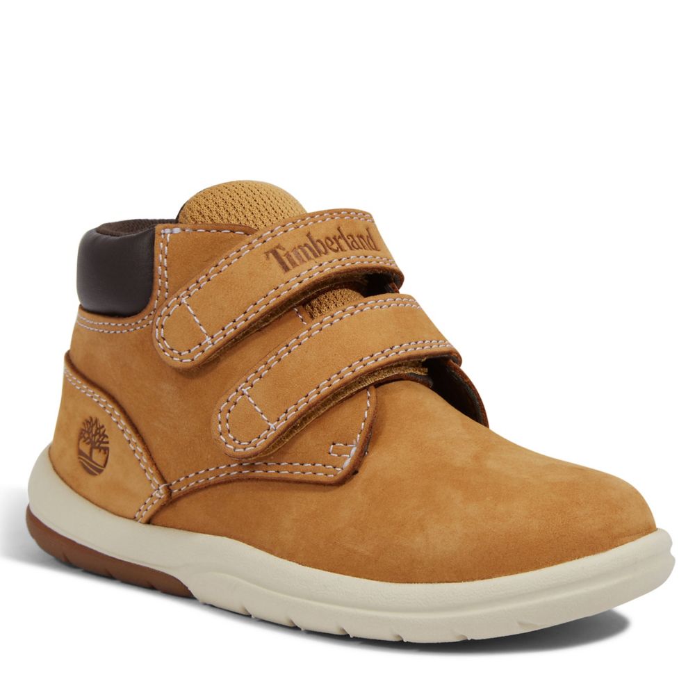 BOYS TODDLER TRACKS VELCRO BOOT TAN