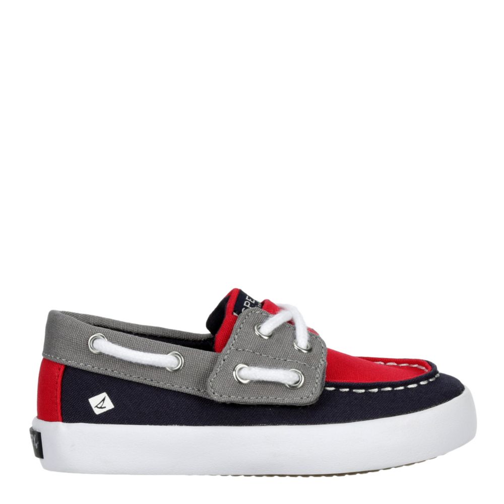 boys grey boat shoes