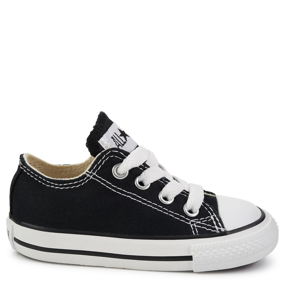 infant all black converse